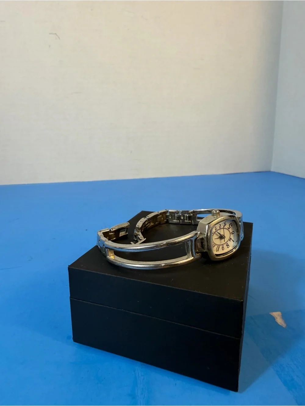 Silver Women's Bracelet Watch - Classic Bangle Style